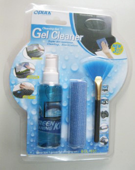 【批發銷售 凝膠清潔劑 液晶屏清潔套裝 吸塑高周波三件套清潔液】價格,廠家,圖片,電腦清潔用品,廣州市佑科計算機-