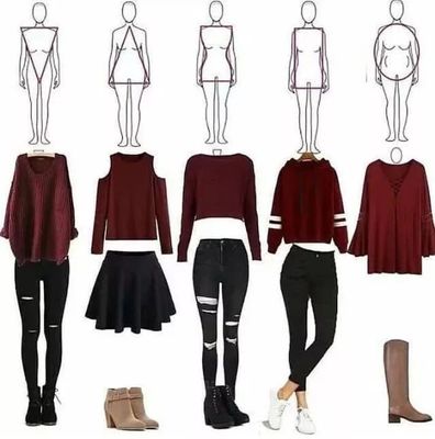 衣服搭配的不好看？那是因?yàn)槟悴涣私庾约旱捏w型！女生必備體型分析與穿搭指南